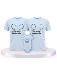 Familienlook T-Shirts mit Family Comic Design | Paarpulli