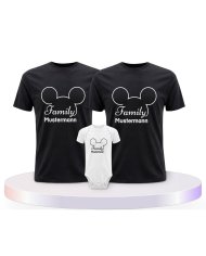 Familienlook T-Shirts mit Family Comic Design | Paarpulli