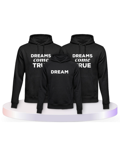 Dreams come True Familienset Hoodies | Paarpulli