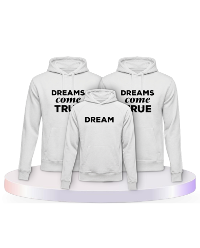 Dreams come True Familienset Hoodies | Paarpulli
