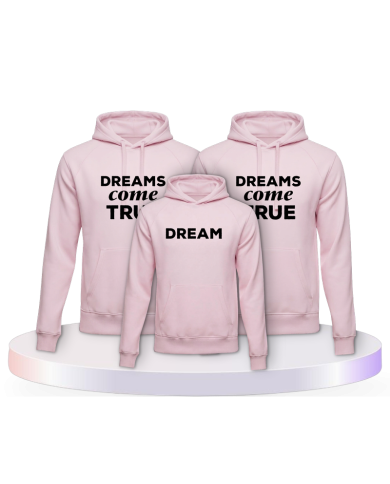 Dreams come True Familienset Hoodies | Paarpulli