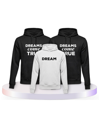 Dreams come True Familienset Hoodies | Paarpulli