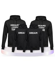 Familienlook Hoodies mit Dreams Come True | Paarpulli