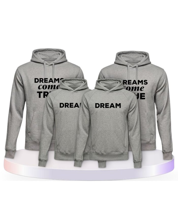 Familienlook Hoodies mit Dreams Come True | Paarpulli