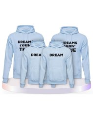 Familienlook Hoodies mit Dreams Come True | Paarpulli