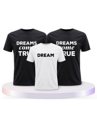 Familienlook T-Shirts mit Dreams Come True | Paarpulli