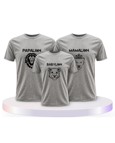 Löwen als Partner Outfit für die Familie | Paarpulli