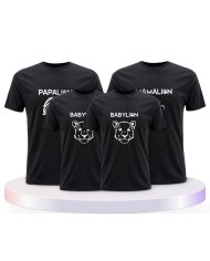 Löwen Set Familienset T-Shirts | Paarpulli