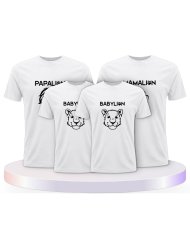 Löwen Set Familienset T-Shirts | Paarpulli