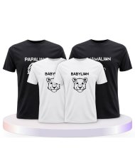 Löwen Set Familienset T-Shirts | Paarpulli