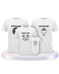 Löwen Set Partner Outfit für die Familie | Paarpulli