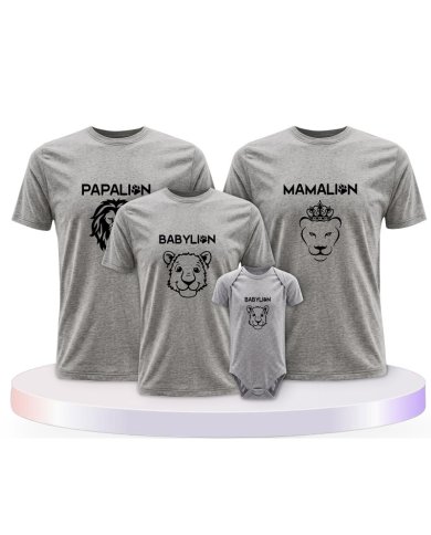 Löwen Set Partner Outfit für die Familie | Paarpulli