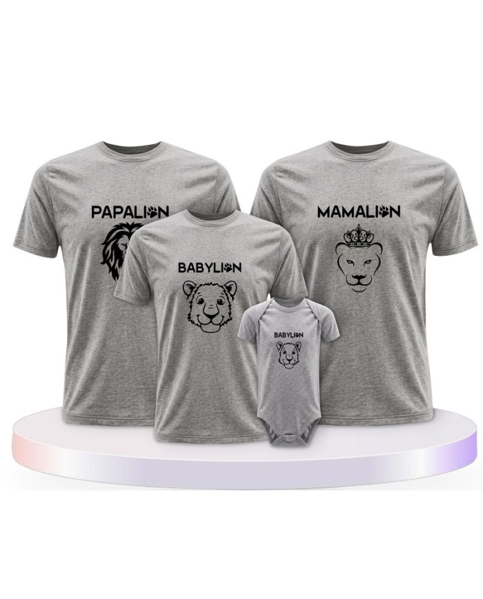Löwen Set Partner Outfit für die Familie | Paarpulli