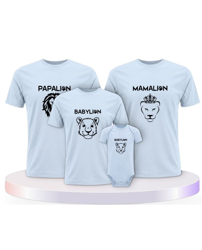 Löwen Set Partner Outfit für die Familie | Paarpulli