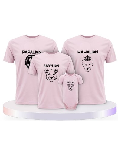 Löwen Set Partner Outfit für die Familie | Paarpulli