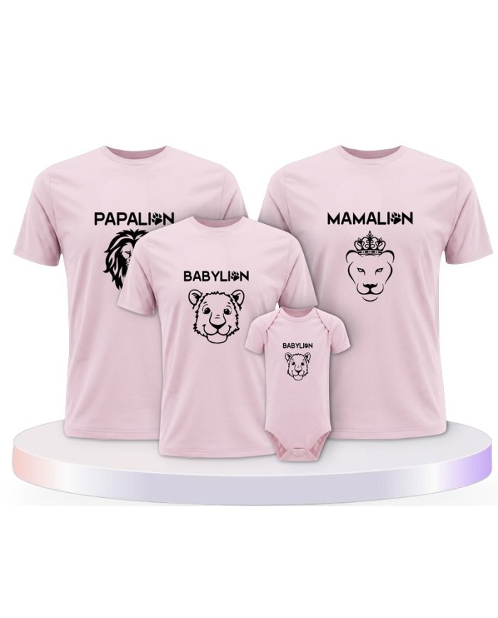 Löwen Set Partner Outfit für die Familie | Paarpulli
