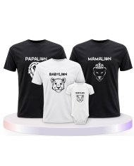 Löwen Set Partner Outfit für die Familie | Paarpulli