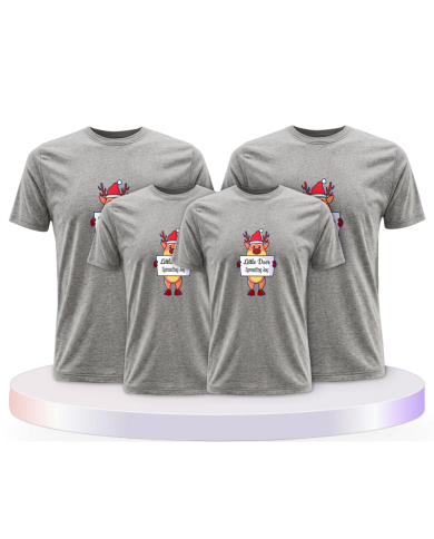 Rentier Familie Weihnachtsshirts Familienset T-Shirts | Paarpulli
