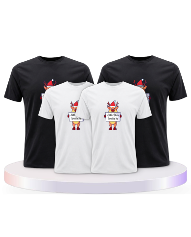 Rentier Familie Weihnachtsshirts Familienset T-Shirts | Paarpulli