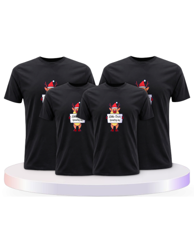 Rentier Familie Weihnachtsshirts Familienset T-Shirts | Paarpulli
