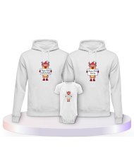 Rentier Familie Partner Outfit für die Familie | Paarpulli