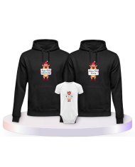 Rentier Familie Partner Outfit für die Familie | Paarpulli