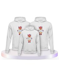 Rentier Familie Familienset Hoodies | Paarpulli