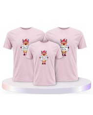 Rentier Familie Familienset T-Shirts | Paarpulli
