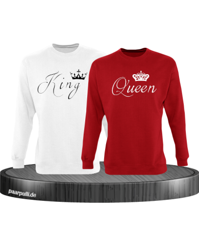 King Queen Rot weiß