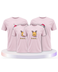 Familienlook T-Shirts mit Ho Ho... Weihnachtsshirts | Paarpulli