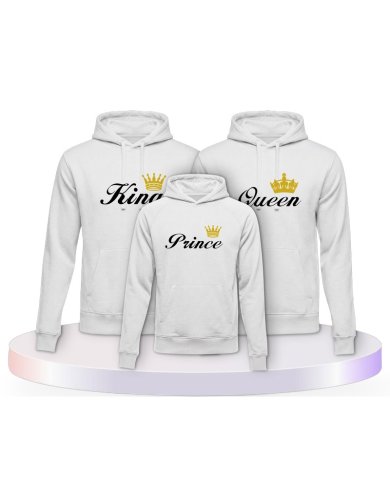 King Queen Prince Princess Partner Outfit für die Familie | Paarpulli