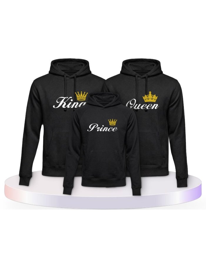King Queen Prince Princess Partner Outfit für die Familie | Paarpulli