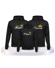 King Queen Prince Princess Partner Outfit für die Familie | Paarpulli