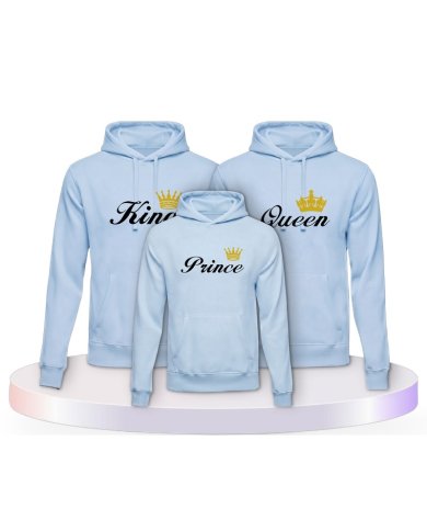 King Queen Prince Princess Partner Outfit für die Familie | Paarpulli