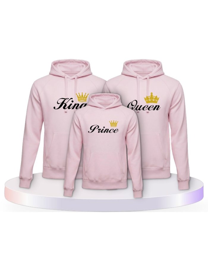King Queen Prince Princess Partner Outfit für die Familie | Paarpulli
