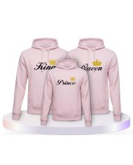 King Queen Prince Princess Partner Outfit für die Familie | Paarpulli