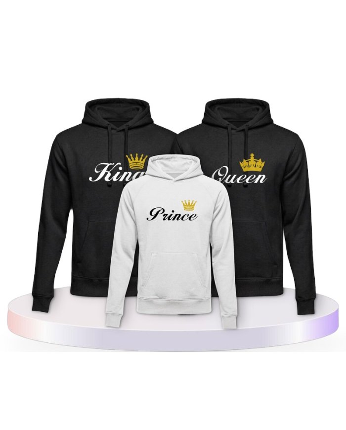 King Queen Prince Princess Partner Outfit für die Familie | Paarpulli