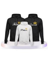 King Queen Prince Princess Partner Outfit für die Familie | Paarpulli