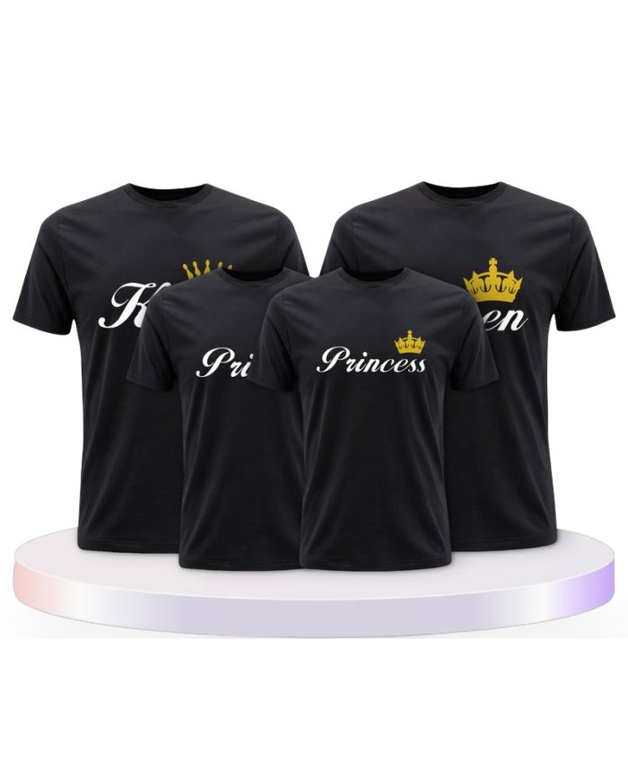 King Queen Prince Princess Partner Outfit für die Familie | Paarpulli