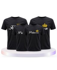 King Queen Prince Princess Partner Outfit für die Familie | Paarpulli