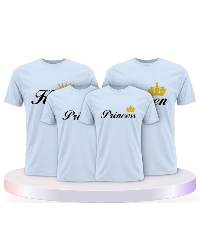 King Queen Prince Princess Partner Outfit für die Familie | Paarpulli