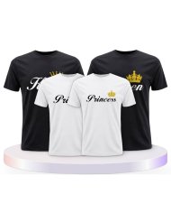King Queen Prince Princess Partner Outfit für die Familie | Paarpulli