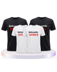 Weihnachtswunder Familienset T-Shirts | Paarpulli