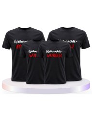 Weihnachtswunder Familienset T-Shirts | Paarpulli