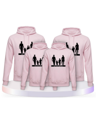 Familienlook Hoodies mit My Love and Life Familienset | Paarpulli