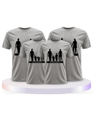 Familienlook T-Shirts mit My Love and Life Familienset | Paarpulli