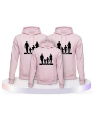 My Love and Life Familienset Hoodies | Paarpulli