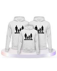 My Love and Life Familienset Hoodies | Paarpulli