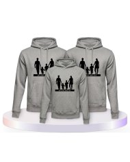My Love and Life Familienset Hoodies | Paarpulli