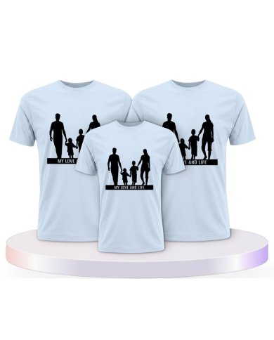 My Love and Life Partner Outfit für die Familie | Paarpulli